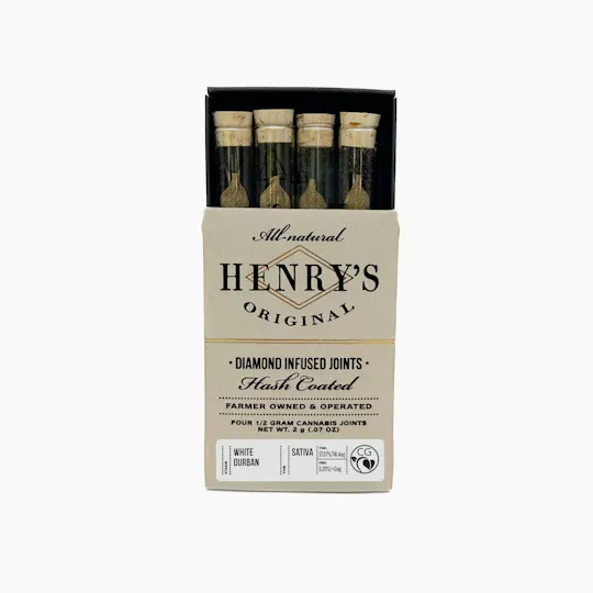 Henry's Original - Henry's Original | White Durban | Infused Joints | 0.5g each | 4pk - 1