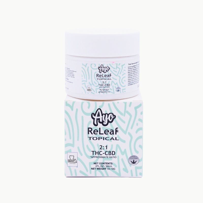 Ayo - Ayo- Releaf Topical 2:1 THC:CBD - 1