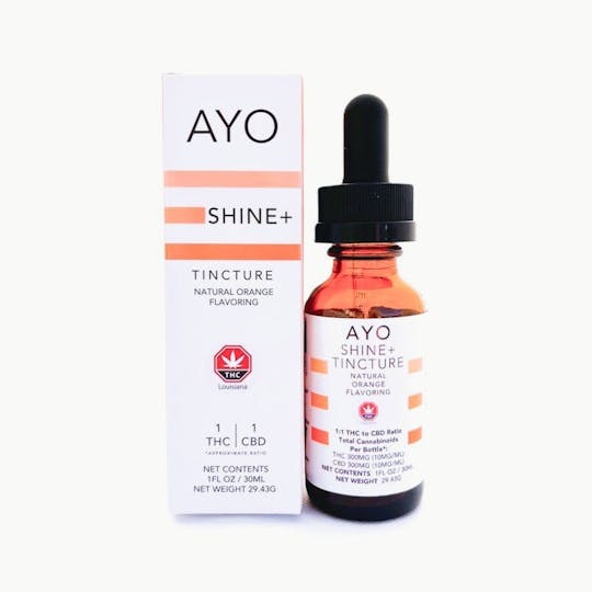 Ayo - Ayo- Shine+ Orange Tincture 1:1 THC:CBD 30ml - 1