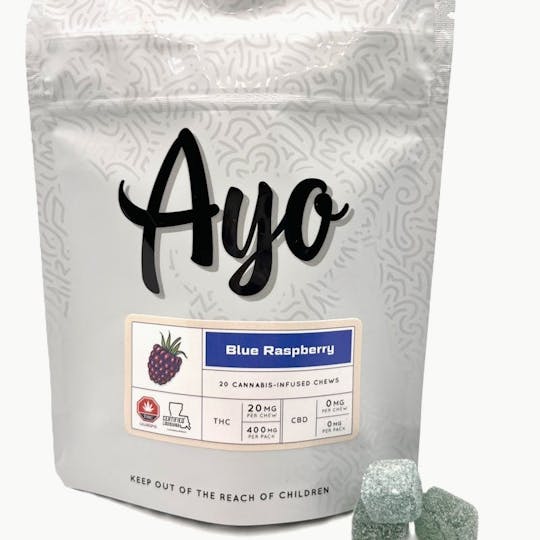 Ayo - Ayo- Blue Raspberry Blend Gummies 400mg 20pk - 1