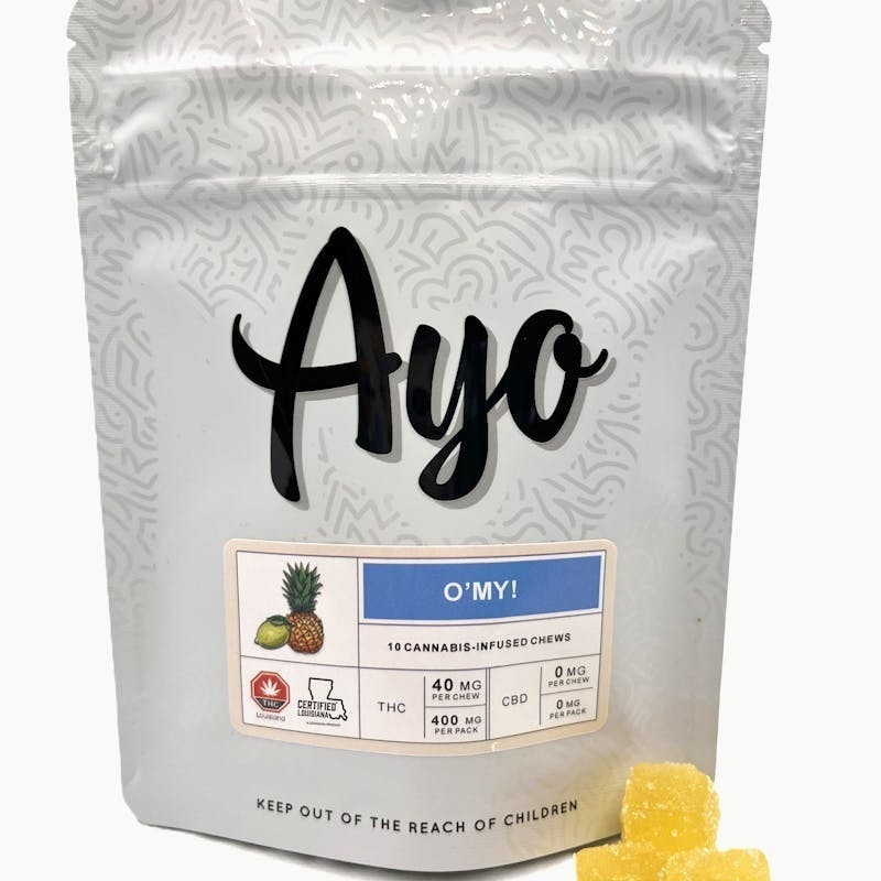 Ayo - Ayo- O'My Pineapple Key Lime Gummies 400mg 10pk - 1