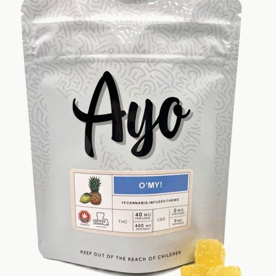 Ayo - Ayo- O'My Pineapple Key Lime Gummies 400mg 10pk - 1