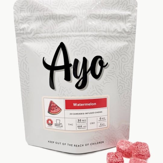 Ayo - Ayo- Watermelon Gummies 600mg 20pk - 1