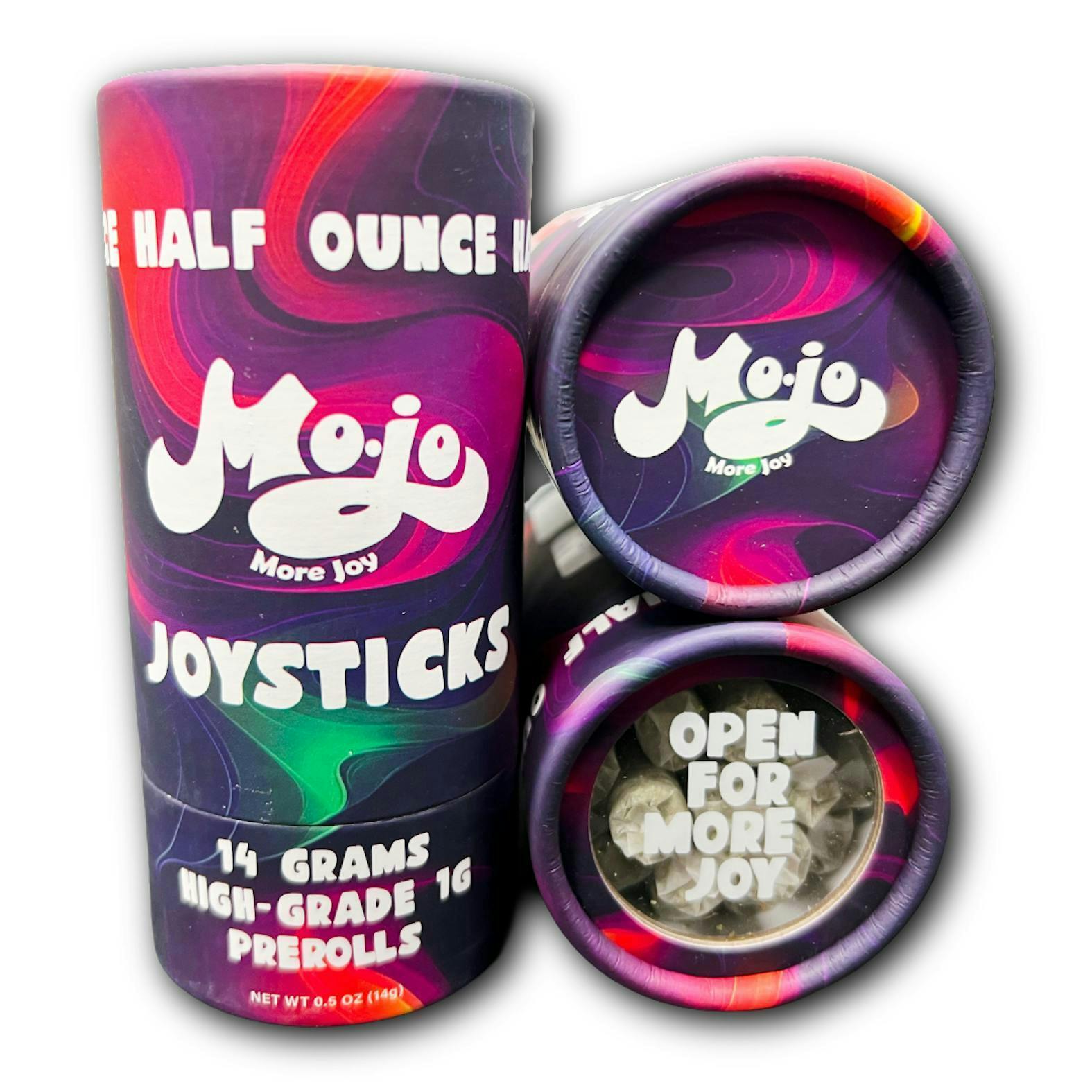 Mojo - Joysticks – Mango Mintality – Pre-Rolls – 14pk – 14g - 1