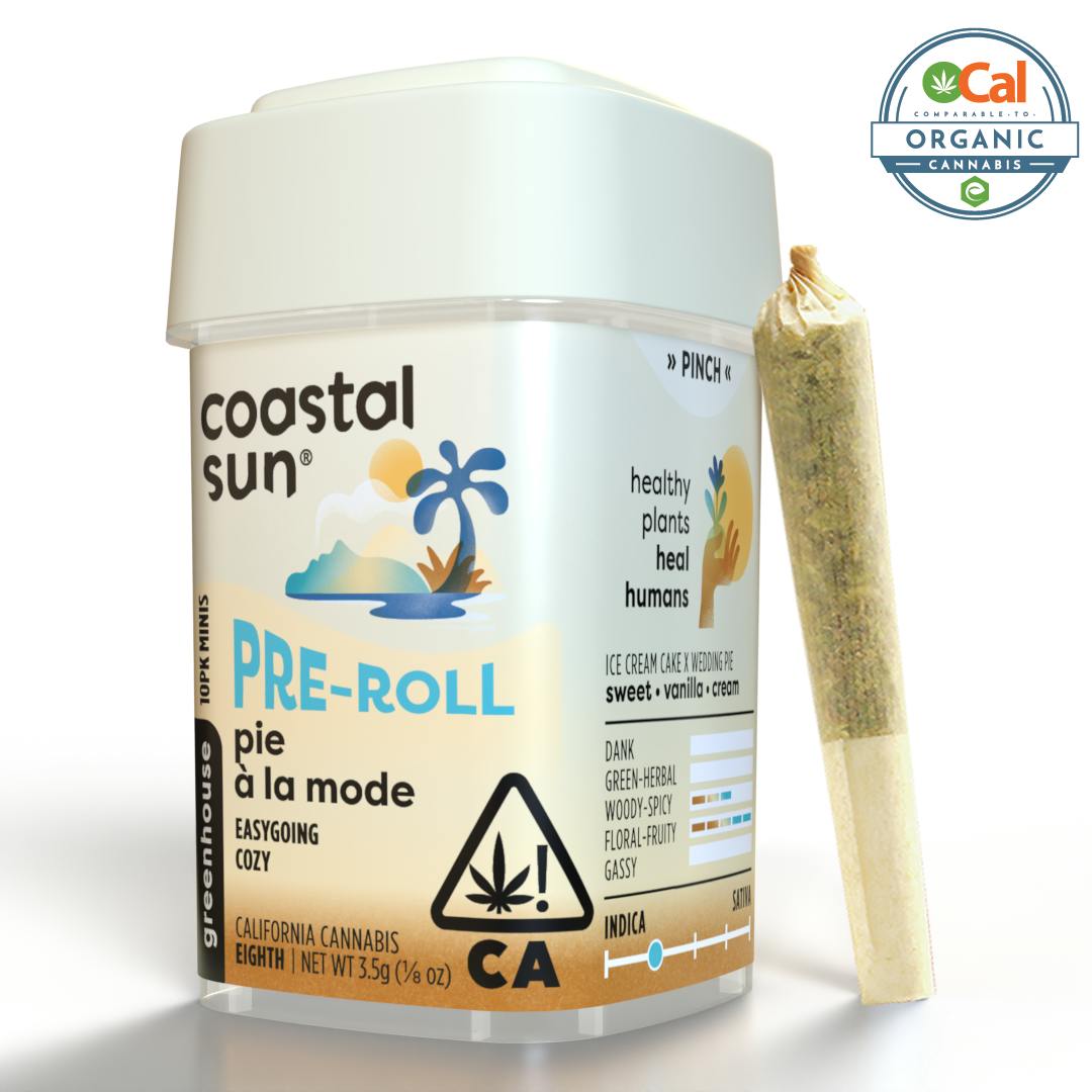 Coastal Sun - Pie a la Mode Greenhouse 0.35g Pre-Roll 10pk 3.5g - 1