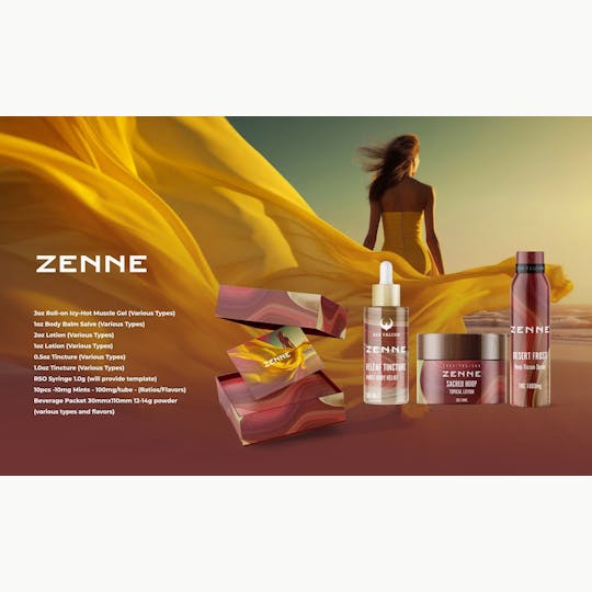 Zenne - Zenne - Bubblegum Releaf Tinct. 1oz 1000mg 1:1 THC/CBG - 1