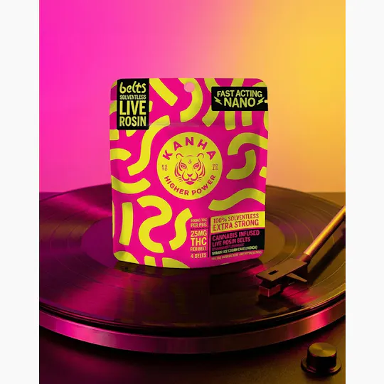 KANHA - Strawberry Lemonade | Rosin Belts | Indica | 100mg - 1