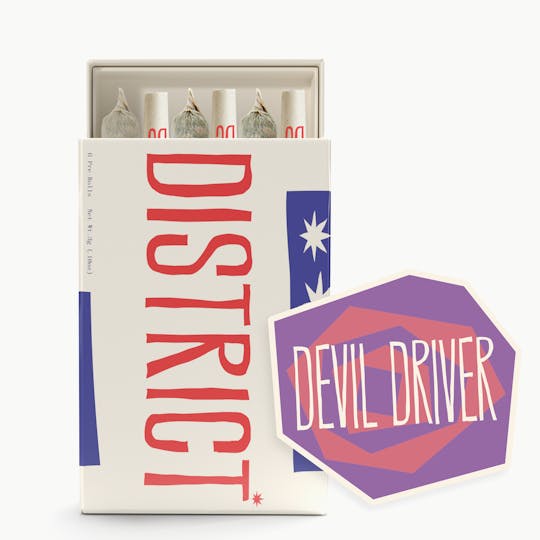 District Cannabis - Devil Driver Pre-Roll Pack - 6ct - 1