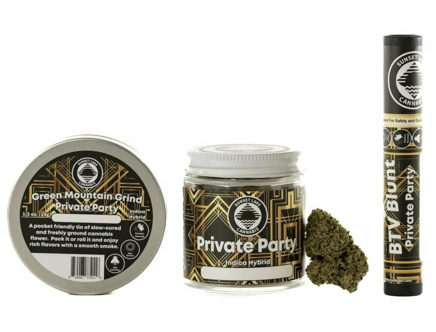 Sunset Lake - Sunset Lake- Private Party BTV Blunt 1g - 1
