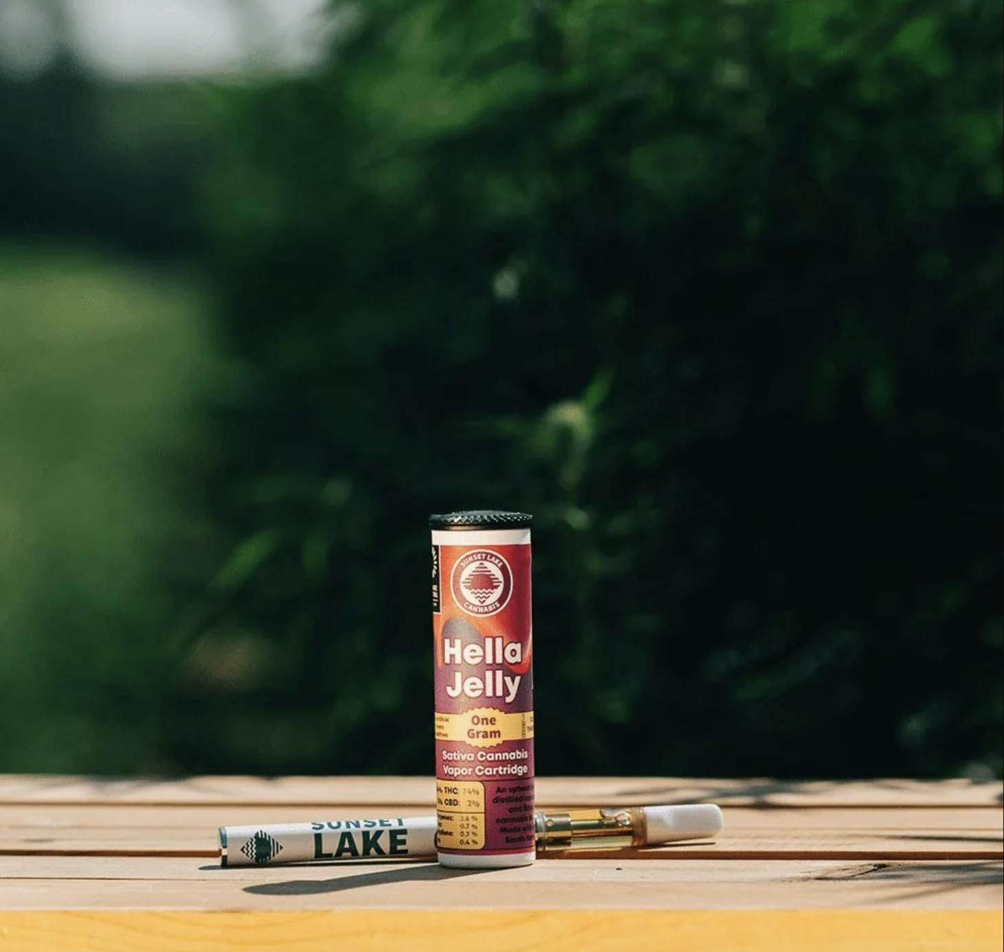 Sunset Lake - Sunset Lake- Hella Jelly Distillate Vape Cartridge 1g - 1