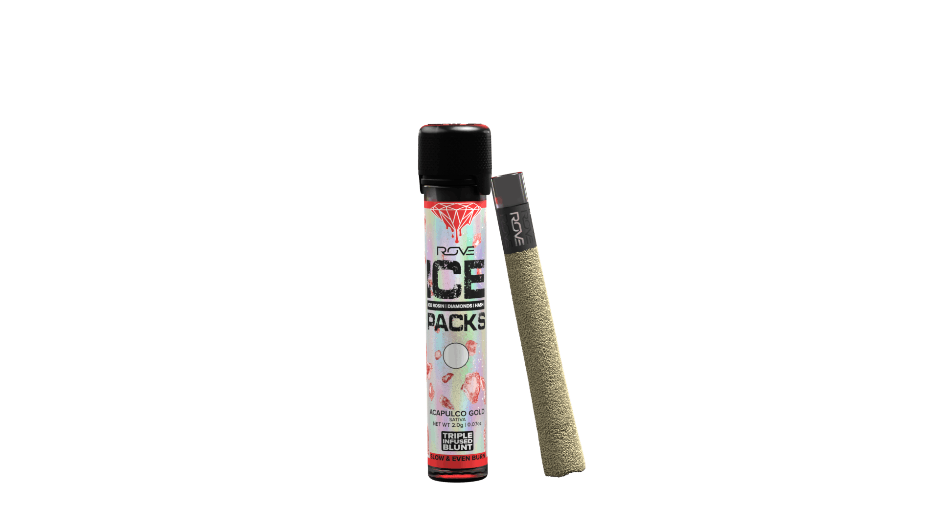 ROVE - Acapulco Gold - Infused Ice Pack Blunt (Rosin, Hash, and Diamonds) 2g - 1