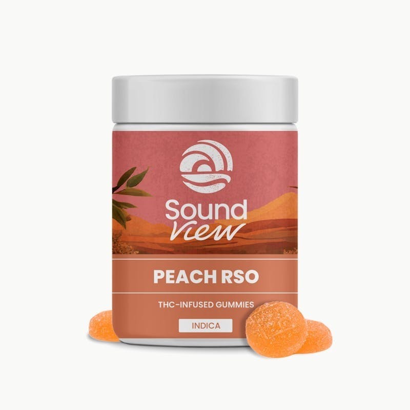 SoundView - SoundView - Peach RSO Gummies 100mg 20pk - 1
