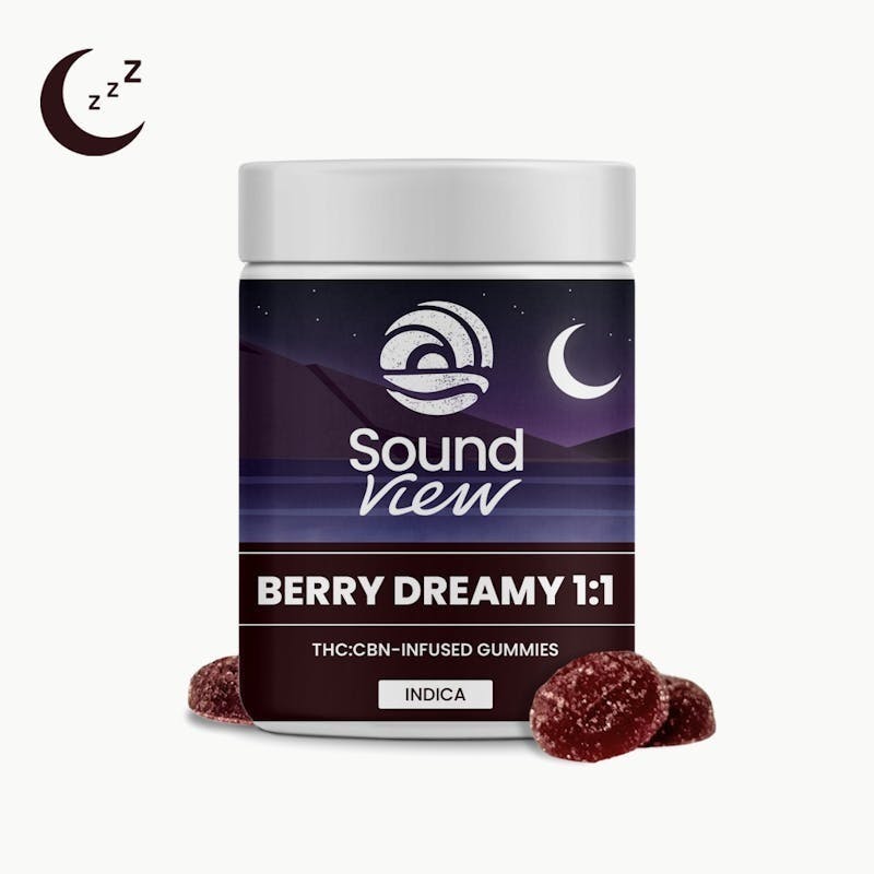 SoundView - SoundView - Berry Dreamy Gummies 1:1 THC:CBN 100mg 20pk - 1