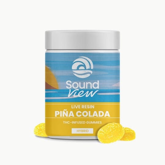 SoundView - SoundView - Live Resin Pina Colada Gummies 100mg 20pk - 1