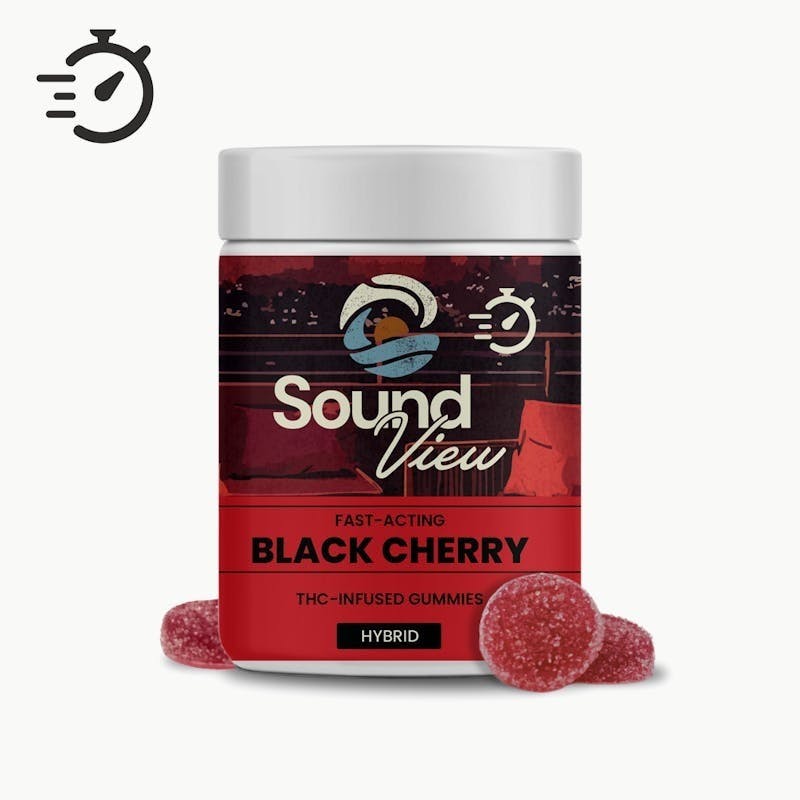 SoundView - SoundView - Fast-Acting Black Cherry Gummies 100mg 20pk - 1