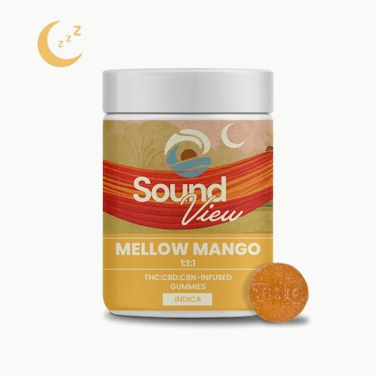 SoundView - SoundView - Mellow Mango Gummies 1:1:1 THC:CBD:CBN 100mg 20pk - 1