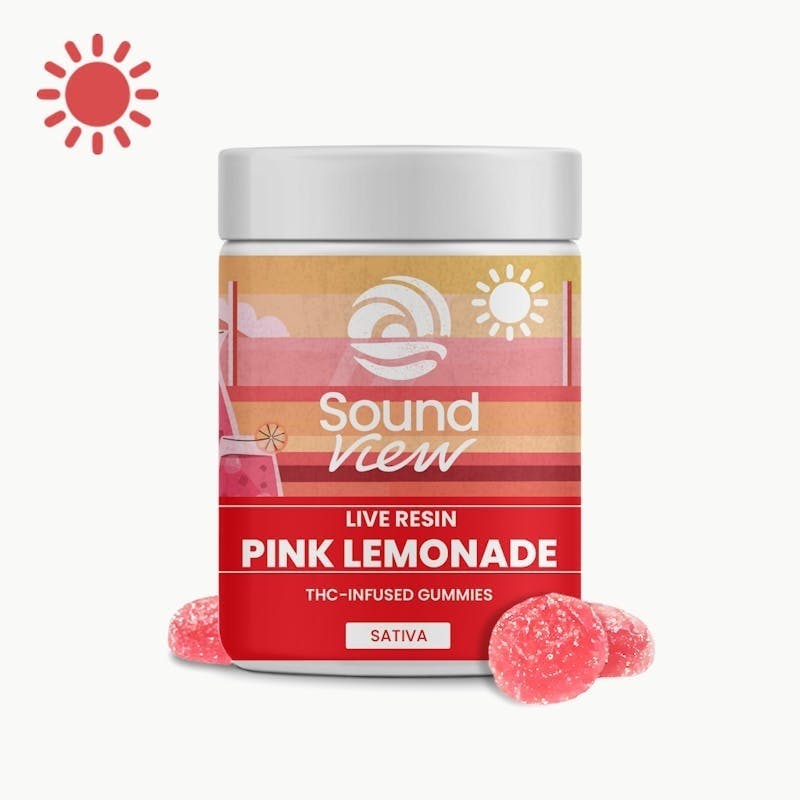 SoundView - SoundView - Live Resin Pink Lemonade Gummies 100mg 20pk - 1
