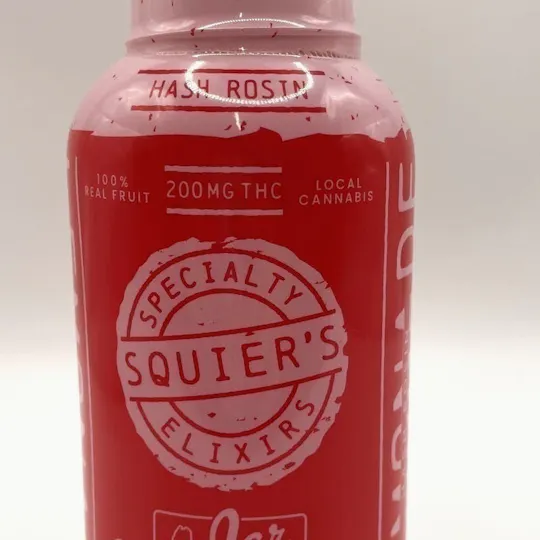 Squier's Specialty Edibles - Strawberry Lemonade - 200mg THC Hash Rosin - Ready-To-Drink - 1