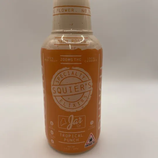Squier's Specialty Edibles - Tropical Punch - 200mg THC Hash Rosin - Ready-To-Drink - 1