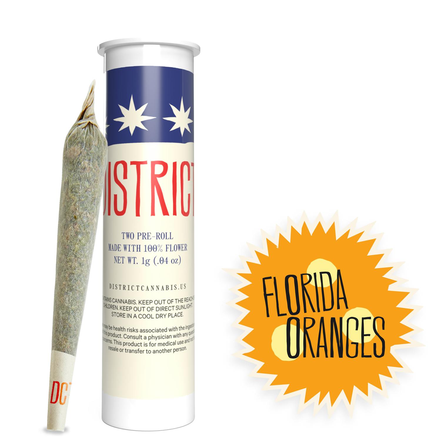District Cannabis - Florida Oranges Pre-Roll 1g - 1