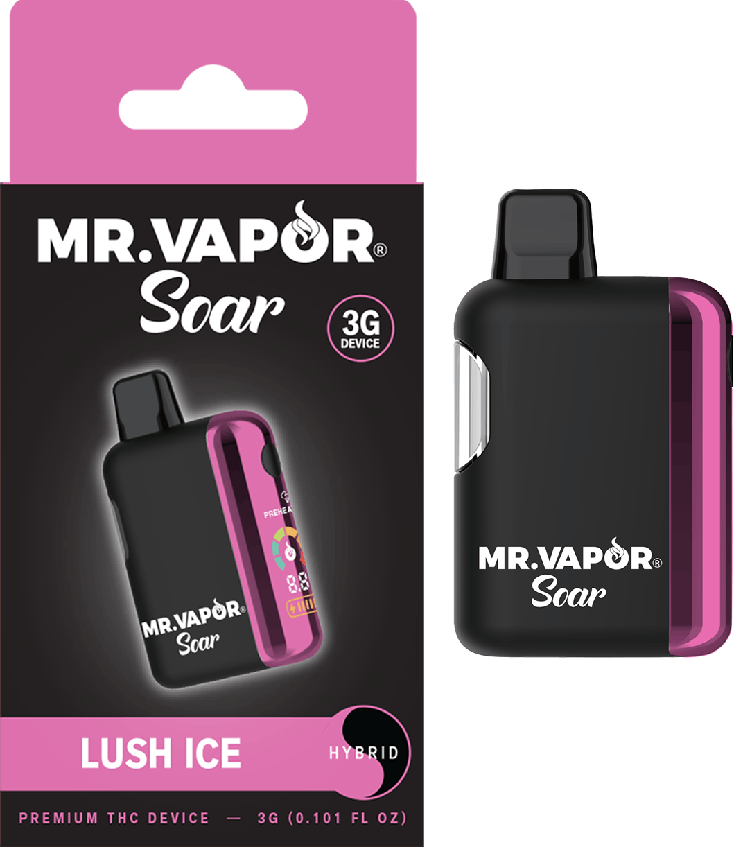 Mr. Vapor Soar - Mr. Vapor Soar - 3g Disposable - Lush Ice - 1