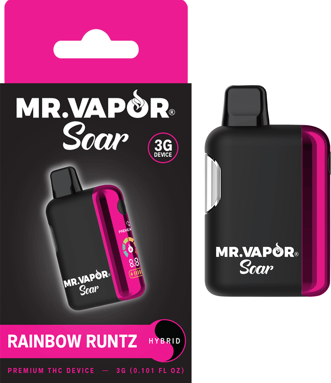Mr. Vapor Soar - Mr. Vapor Soar - 3g Disposable - Rainbow Runtz - 1