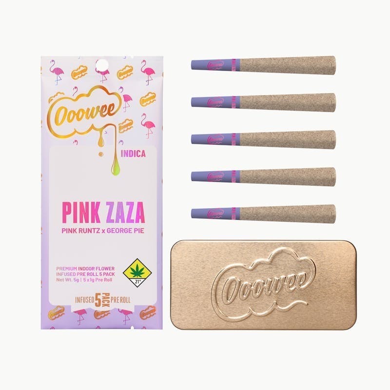 Ooowee - Pink Zaza Pre Roll 1g | 5pk - 1