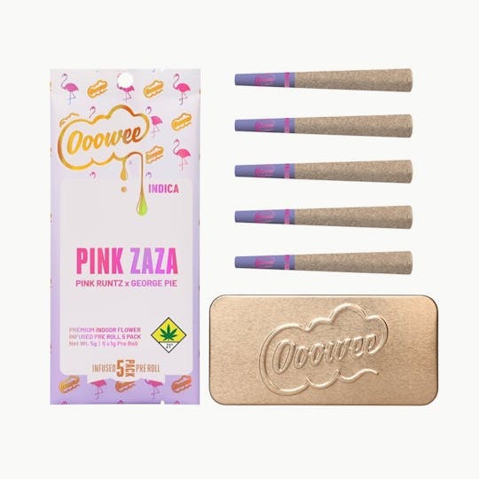 Ooowee - Pink Zaza Pre Roll 1g | 5pk - 1