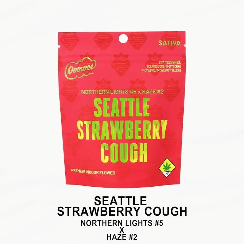 Ooowee - Seattle Strawberry Cough Flower 1g - 1