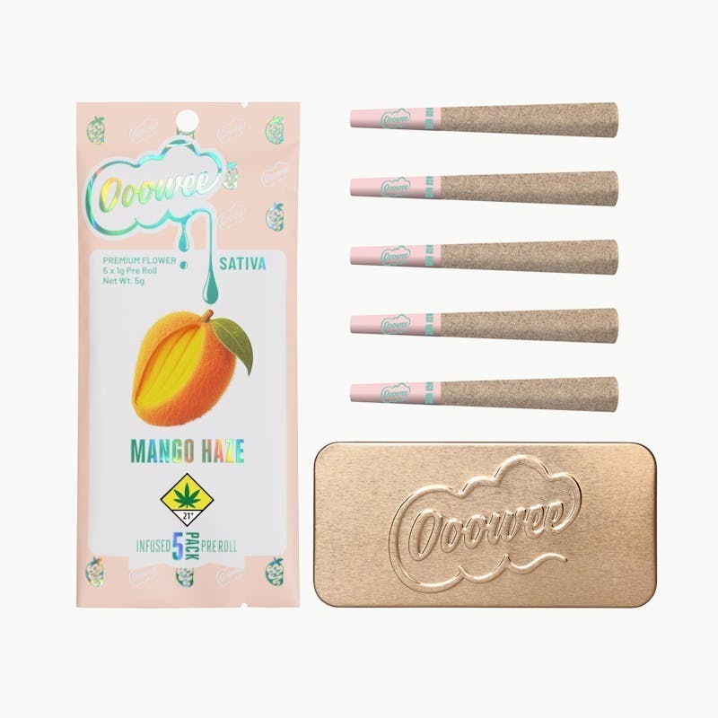 Ooowee - Mango Haze Pre Roll 1g | 5pk - 1