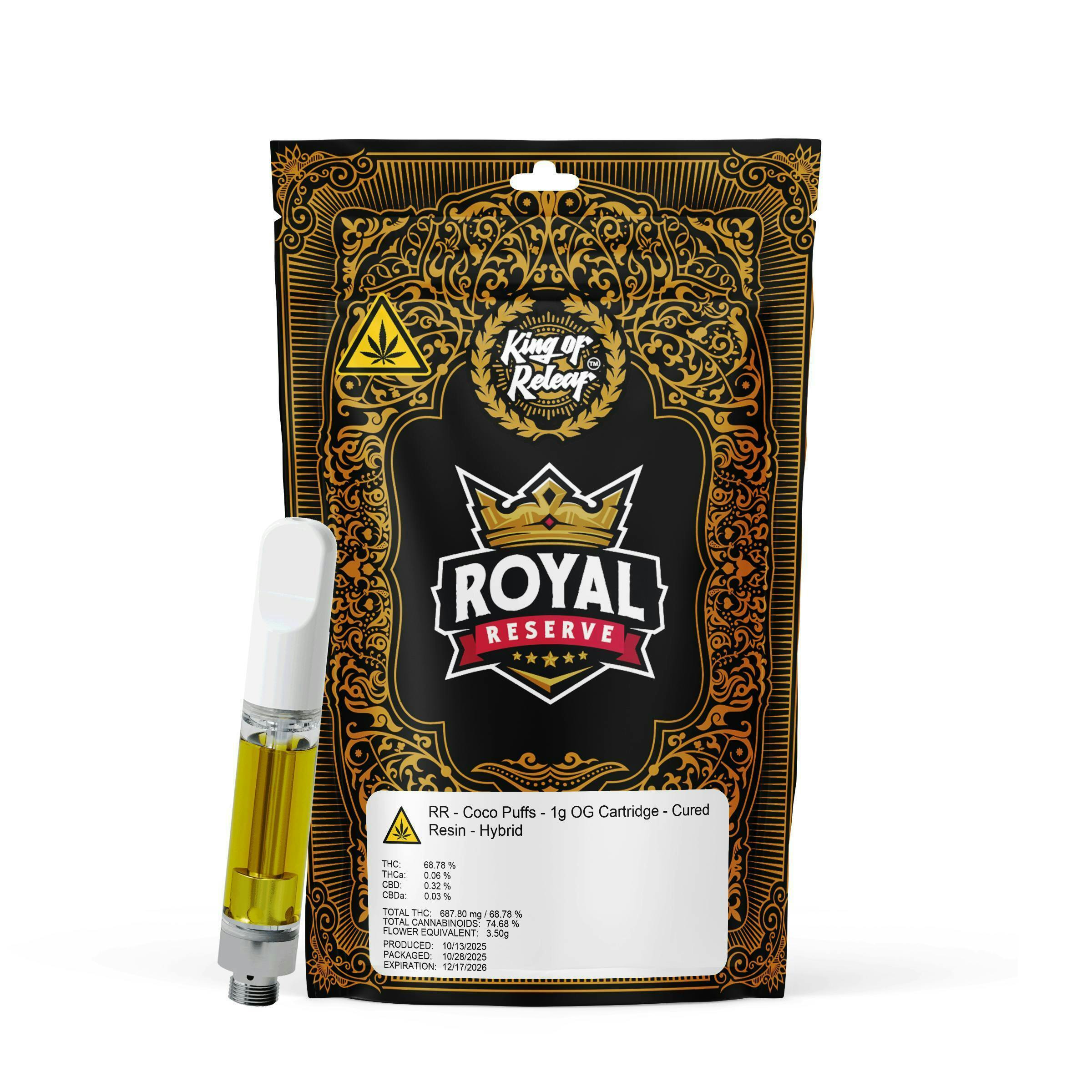Royal Reserve (RR) - Royal Reserve - Coco Puffs - 1g OG Cart - 1
