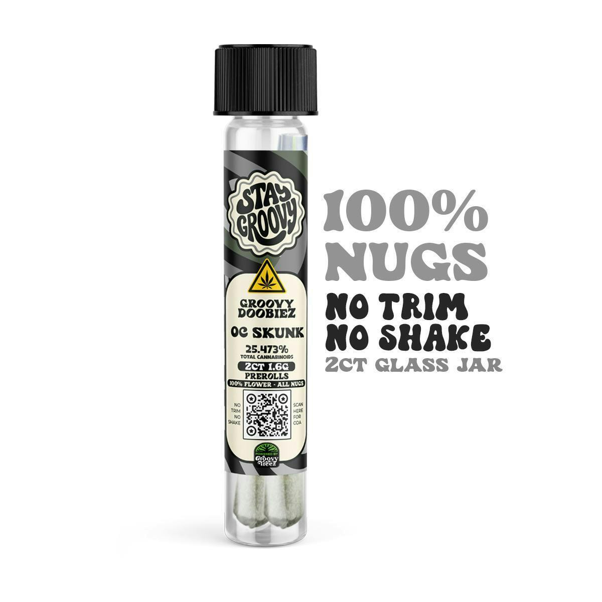 Stay Groovy - Stay Groovy - OC Skunk - 0.8g Pre-Roll 2pk - 1