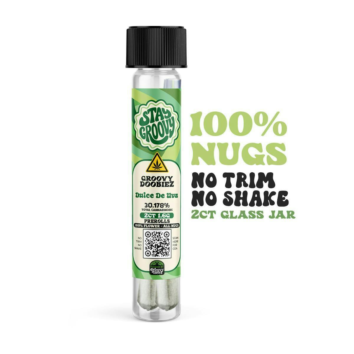 Stay Groovy - Stay Groovy - Dulce De Uva - 0.8g Pre-Roll 2pk - 1