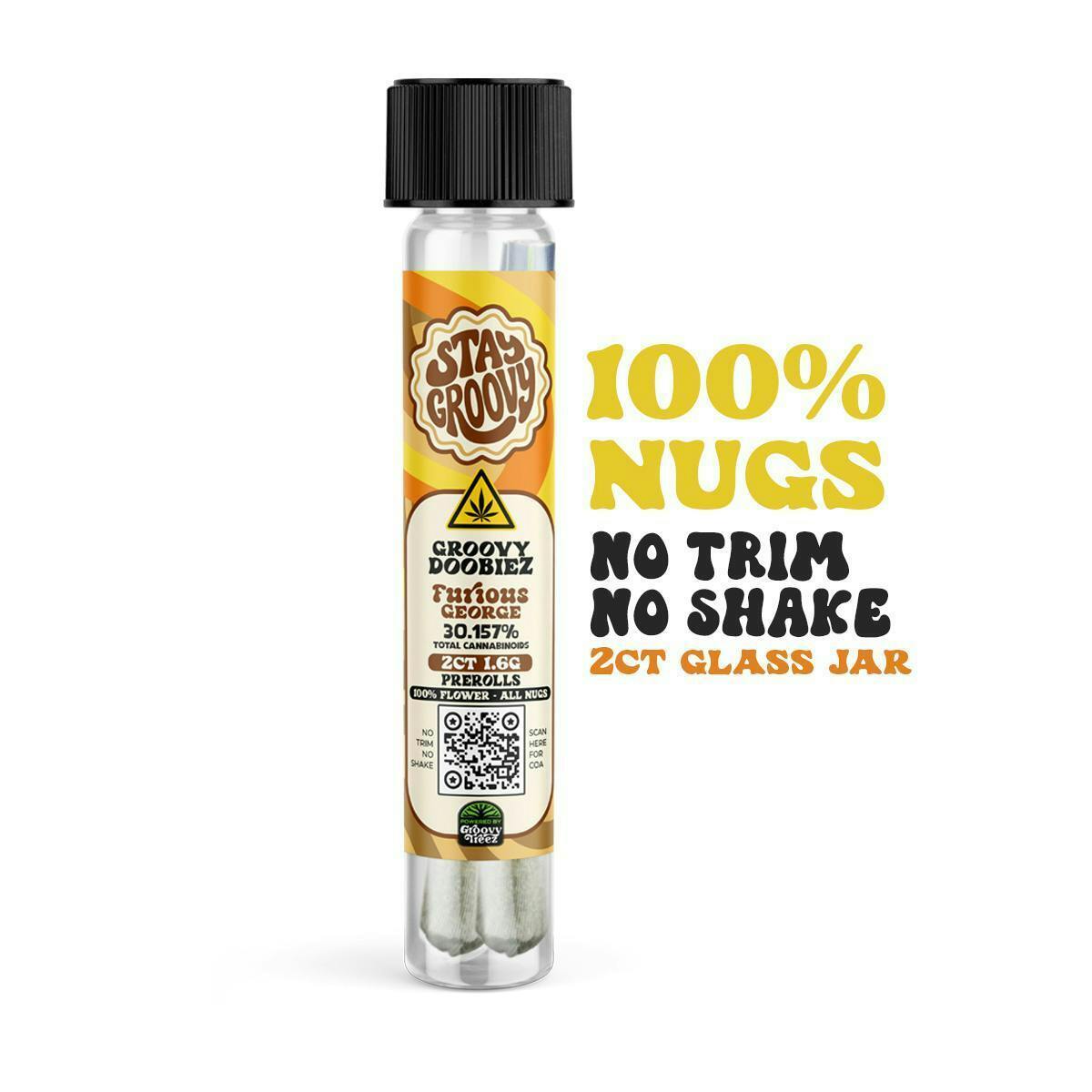 Stay Groovy - Stay Groovy - Furious George - 0.8g Pre-Roll 2pk - 1