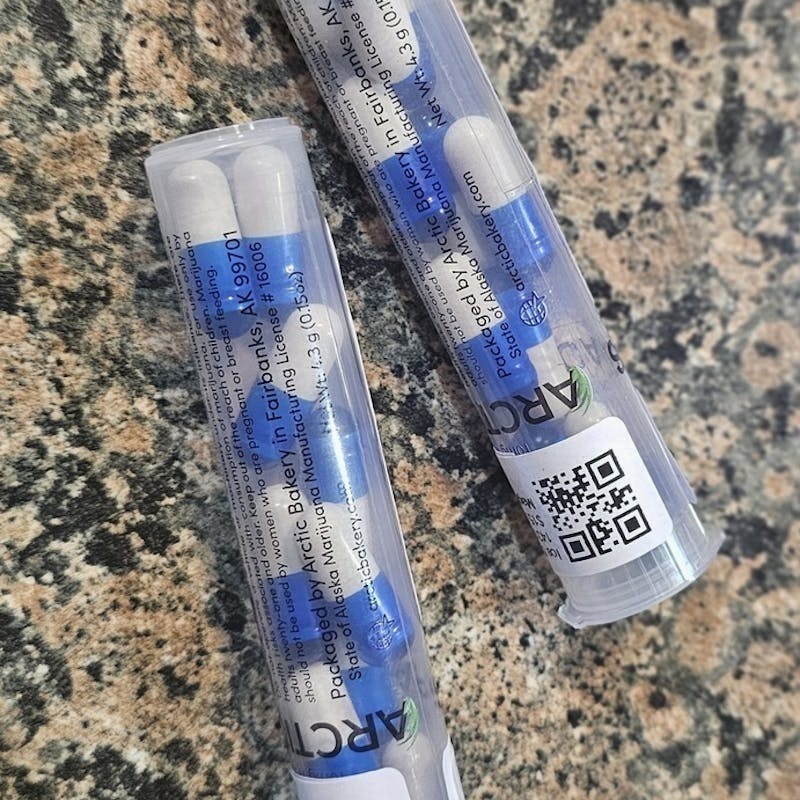 Arctic Bakery - Arctic Ice Caps (Canna Caps) – Birthday Cake – Indica – 100mg THC – 10 Pack - 1