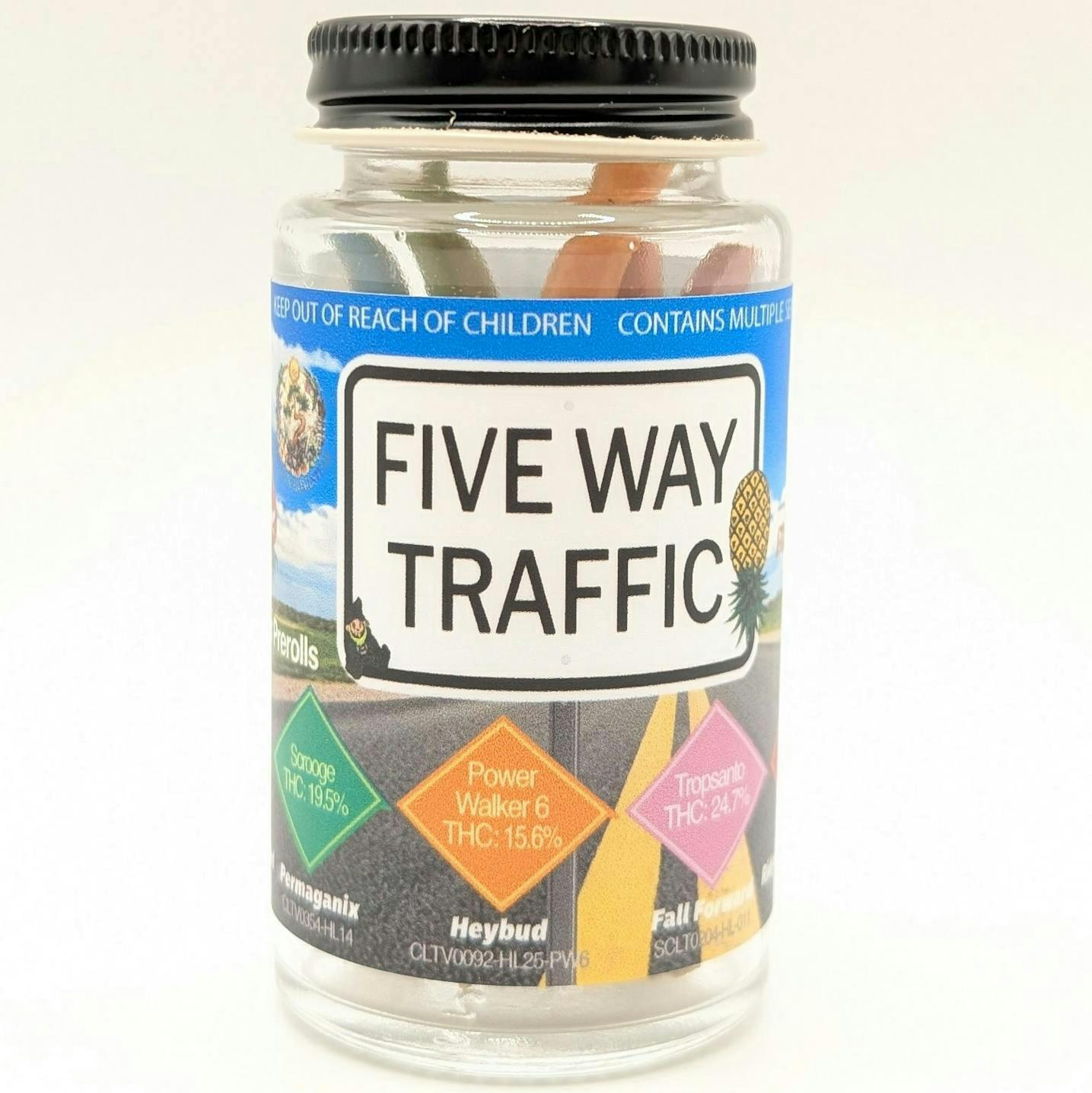 Hey Bud - Hey Bud | 5 Way Traffic .5g x5pk Pre Rolls - 1