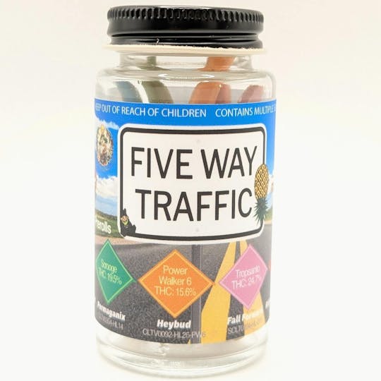 Hey Bud - Hey Bud | 5 Way Traffic .5g x5pk Pre Rolls - 1