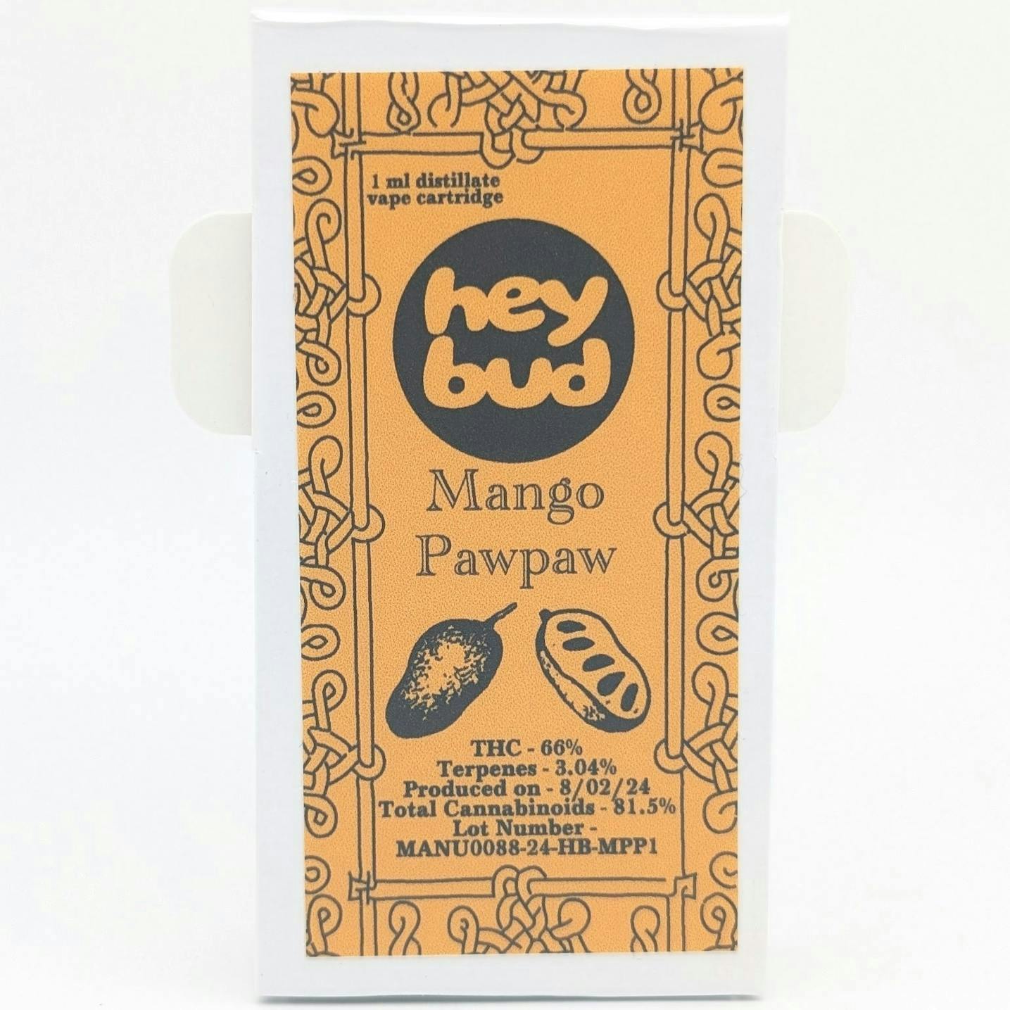 Hey Bud - Hey Bud | Mango Paw Paw 1g Cart - 1