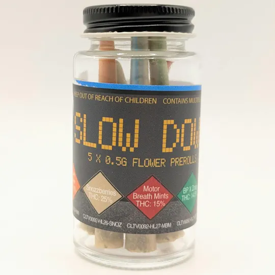 Hey Bud - Hey Bud | Slow Down 5 x .5g Pre Roll Pack - 1
