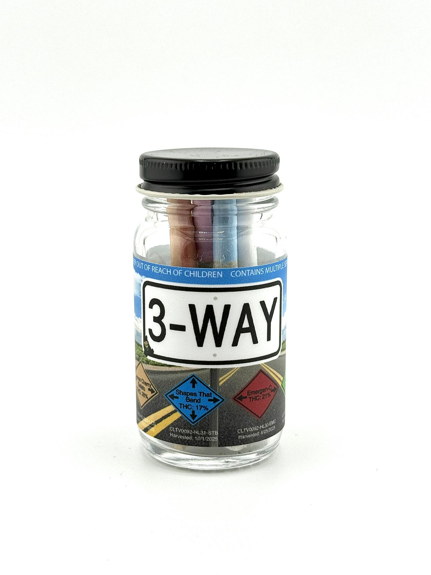 Hey Bud - Hey Bud | 3 Way Traffic 5 x 0.5g Pre-Rolls - 1