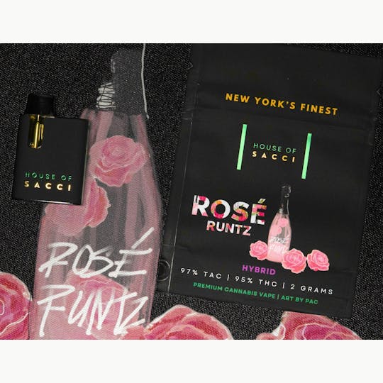 House of Sacci - ROSE' RUNTZ 2G PREMIUM HYBRID CANNABIS VAPE - 1