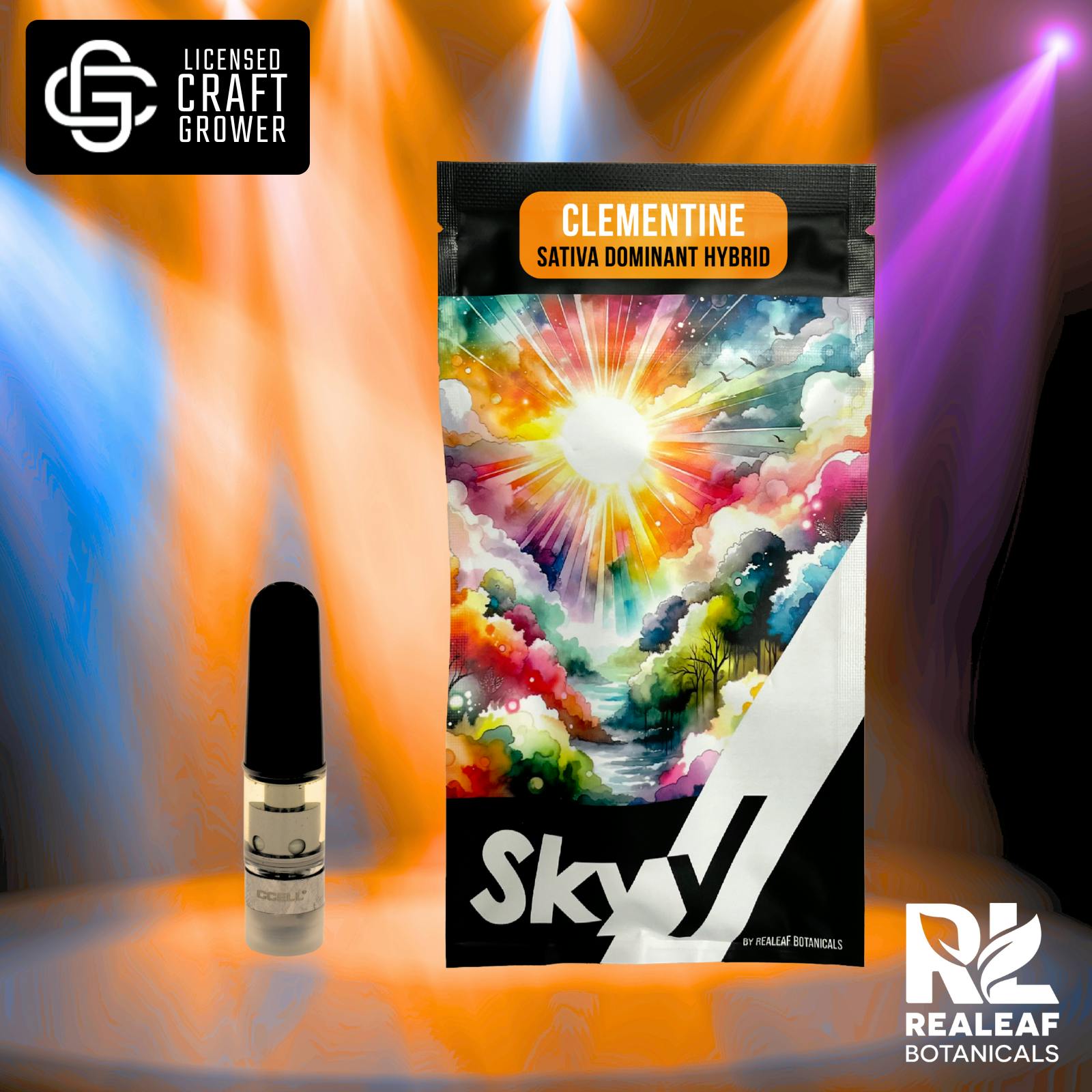 Realeaf Botanicals - Clementine Cartridge 0.3g - 1