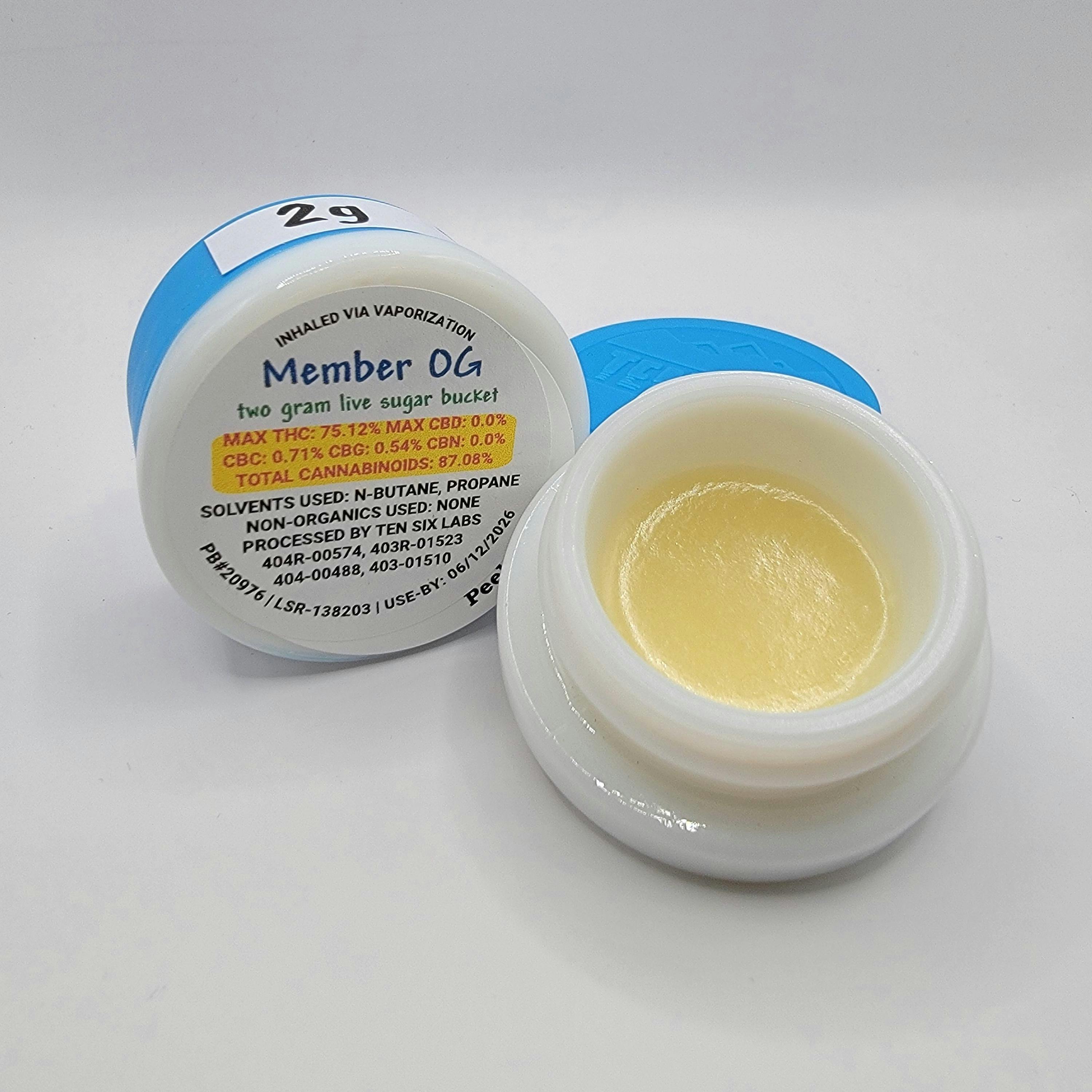 Ten Six Labs - Member OG - 2g Live Sugar Resin - 1