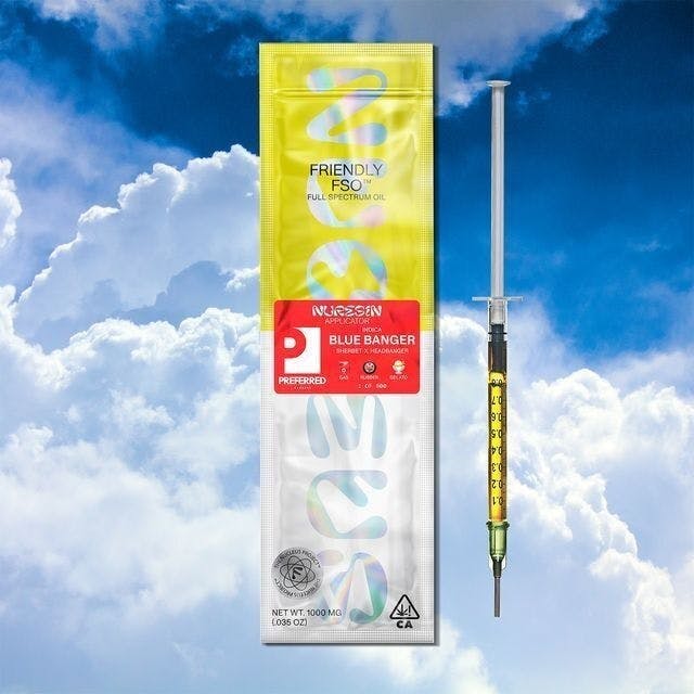 Friendly Brand - Friendly x PG | Nuresin Applicator | Blue Banger | Extract Oils | 1g - 1