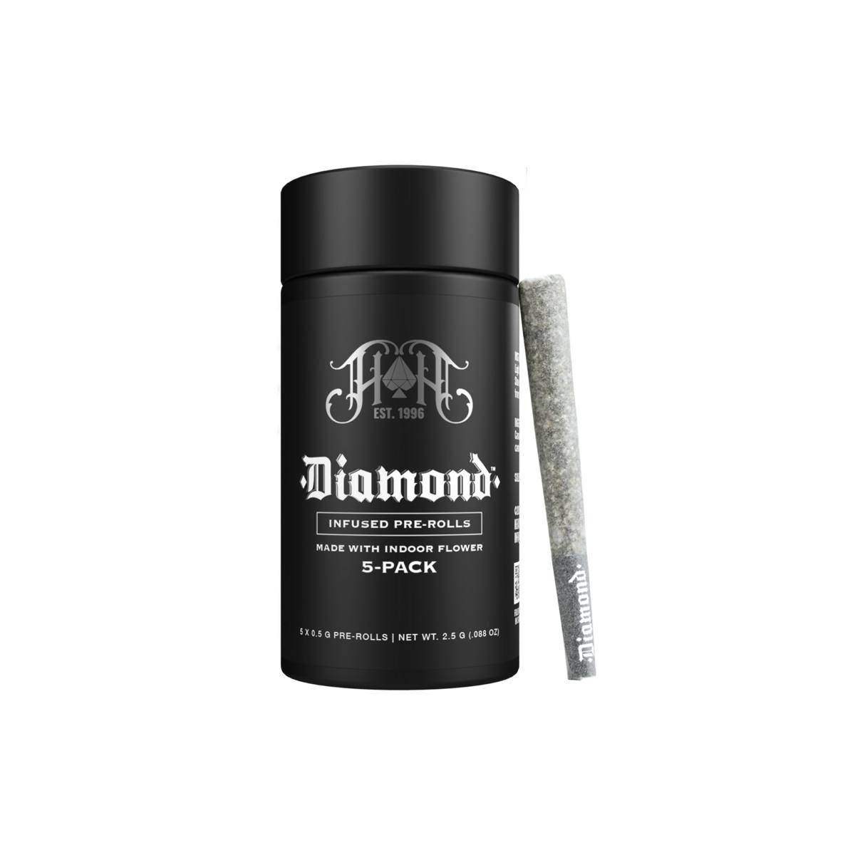 Heavy Hitters - Slurricane | Indica - Diamond Infused 0.5g Each Pre-Roll 5-Pack - 1