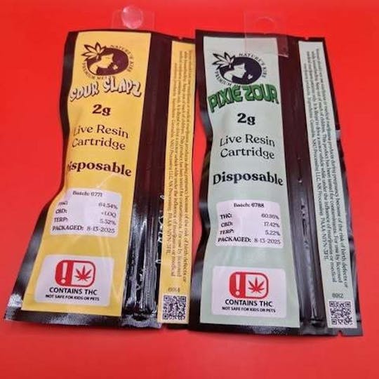 Nature's Kiss - Nature's Kiss - Pixie Zour Live Resin Disposable 2g - 1