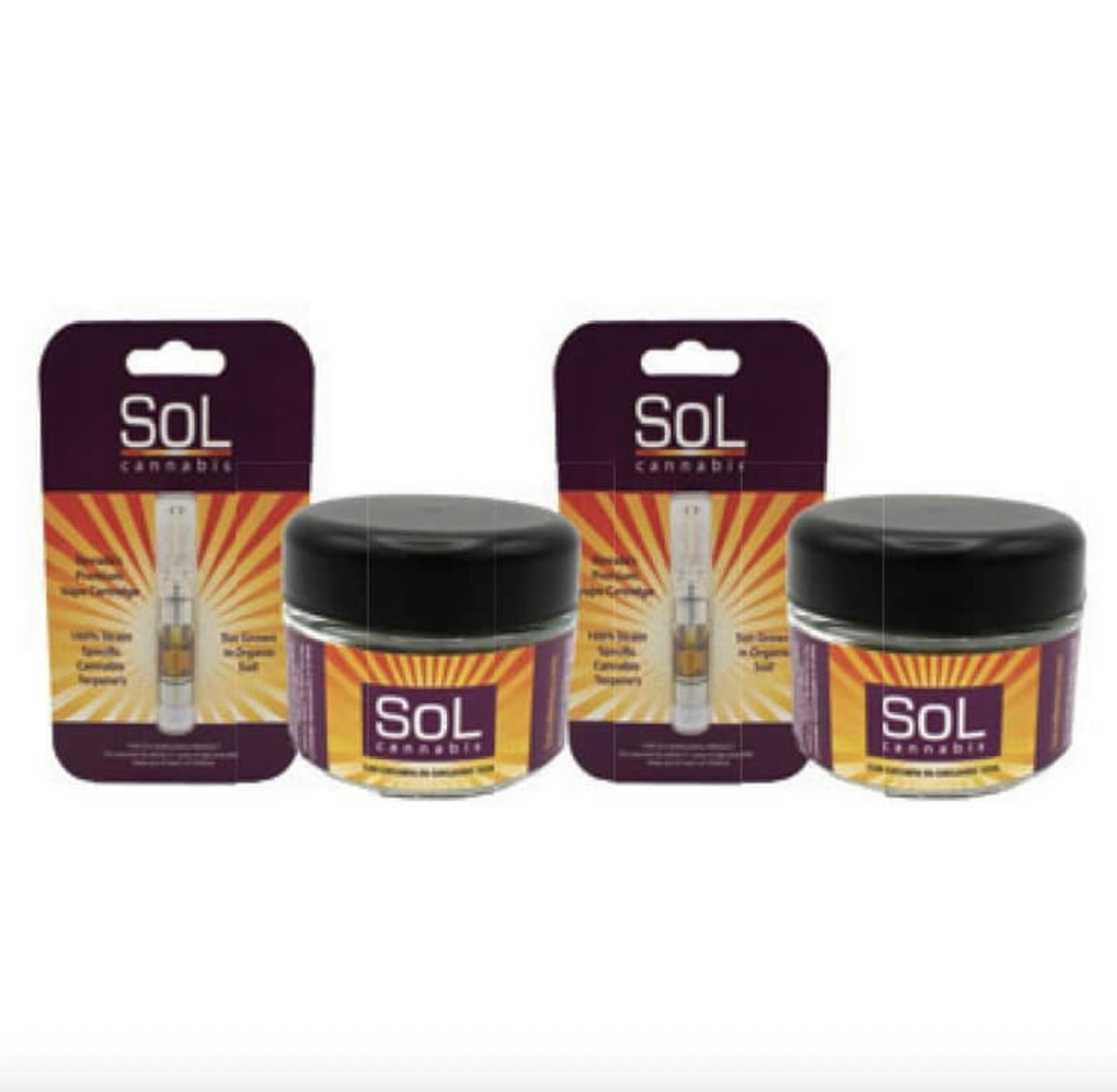 SoL Cannabis - Sol | Grapes N Cream | Live Resin Cartridge | 1G - 1