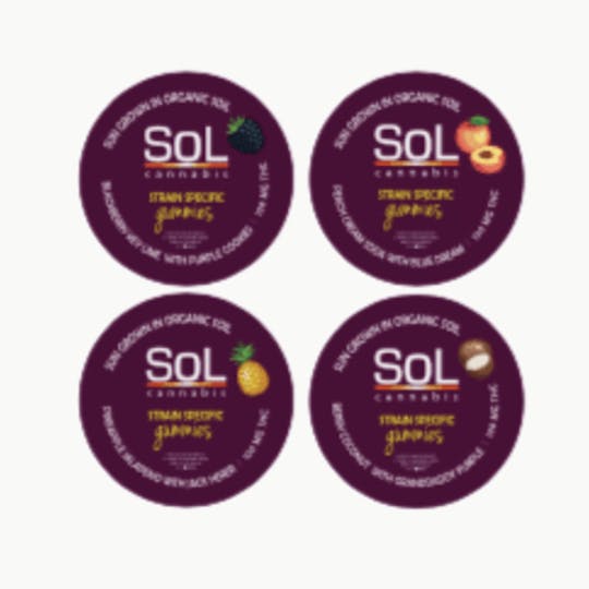 SoL Cannabis - Sol | Berry Coconut | Gummies | 10pk - 1