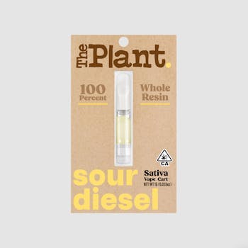 The Plant - Plant Sour Diesel 100% Whole Resin Vape Cart - 1