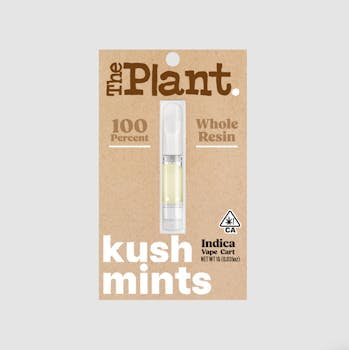 The Plant - Plant Kush Mints 100% Whole Resin Vape Cart - 1